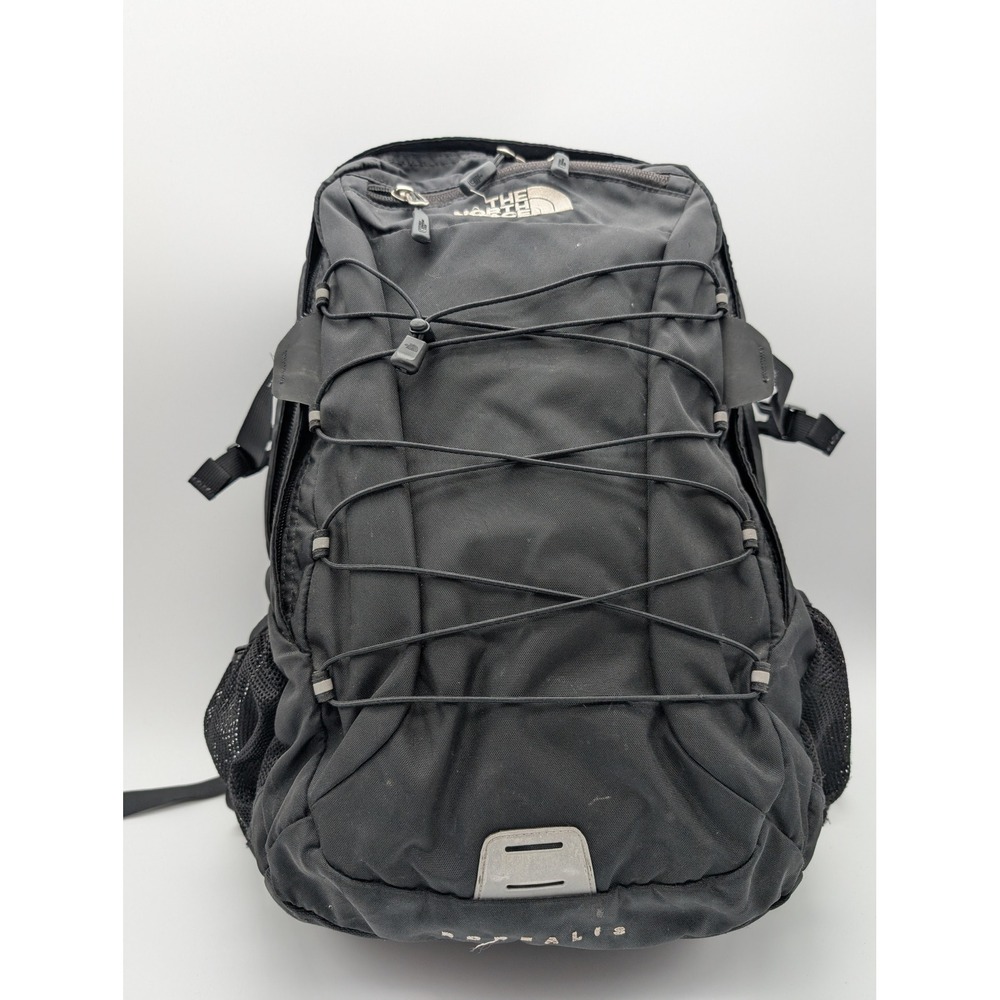 The North Face Borealis Backpack Black Bungee Cord Travel School Bag